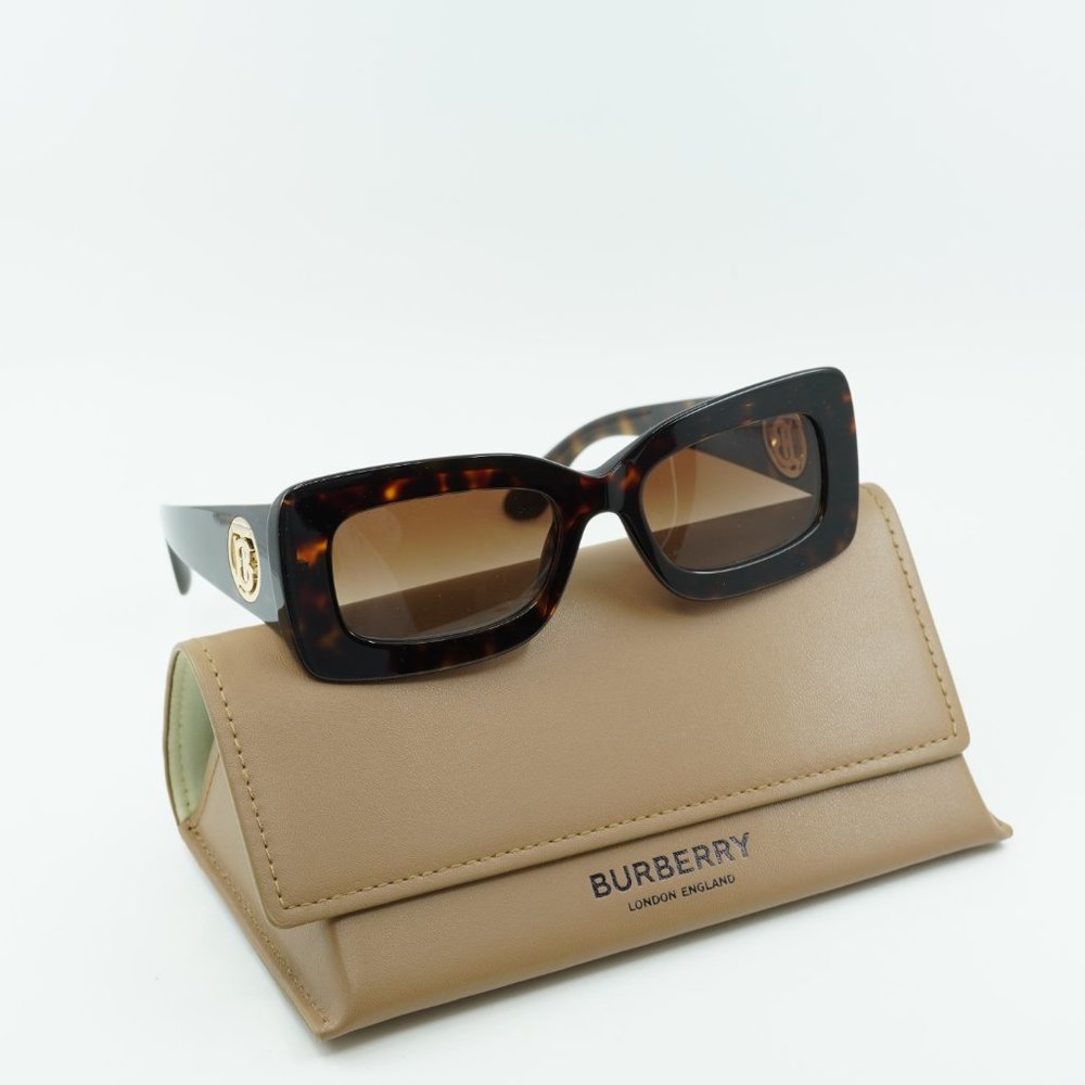 NEW BURBERRY BE4343 300213 DARK HAVANA BROWN SUNGLASSES